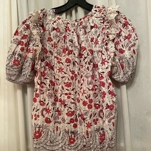 Ulla Johnson Puff Sleeve Top